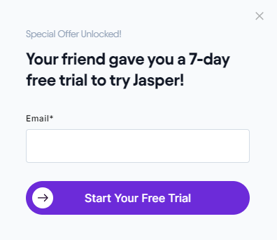 Acceso a prueba gratuita de Jasper